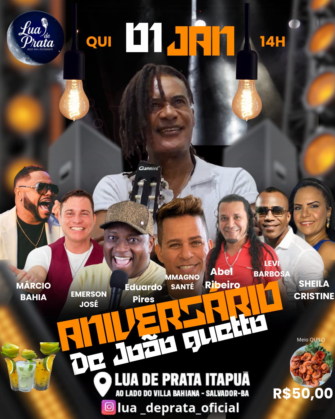 CANTOR JOAO GUETTO DE SALVADOR BAHIA : :CONTATO PARA SHOWS  NIVER, EVENTOS +55 71 8762-0115  É NIVER É FESTA DIA 01.01.2026, CASA DE SHOW LUA DE PRATA 14 HS ITAPOAN SALVADOR BAHIA