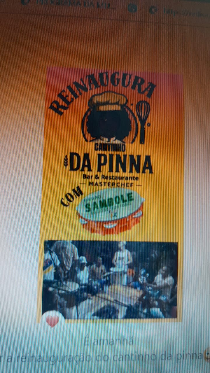CANTINHO DA PINNA EM SÃO CAETANO ; REINAGURAÇÃO COM SAMBA PARTIDO ALTO VALENTE. DIA 09.08.2025, ÁQS 16 HS, SALVADOR BAHIA. NA RUA DA DELEGACIA. ATRÁS DO COLEGIO ASSIS