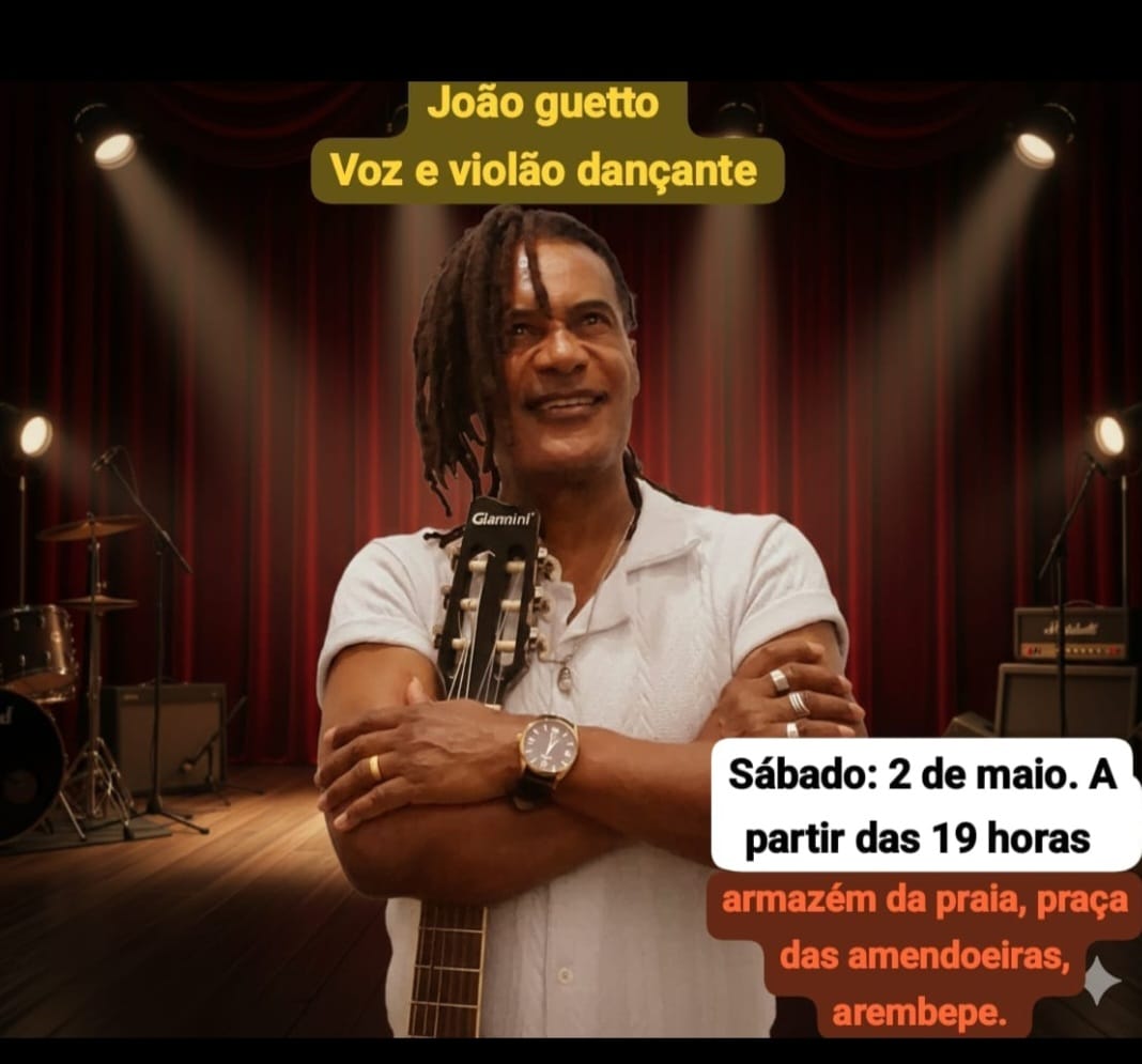 É SHOW VIOLEIRO JOAO GUETTO DA BAHIA / BRASIL :NA PRAÇA DAS AMENDOEIRA, ARMAZÉM DA PRAIA. ESTRADA DO COCO, AREMBEPE CAMAÇARI BAHIA.SHOW E EVENTOS 71 9 8762-0115. https://www.facebook.com/joao.guetto.90
