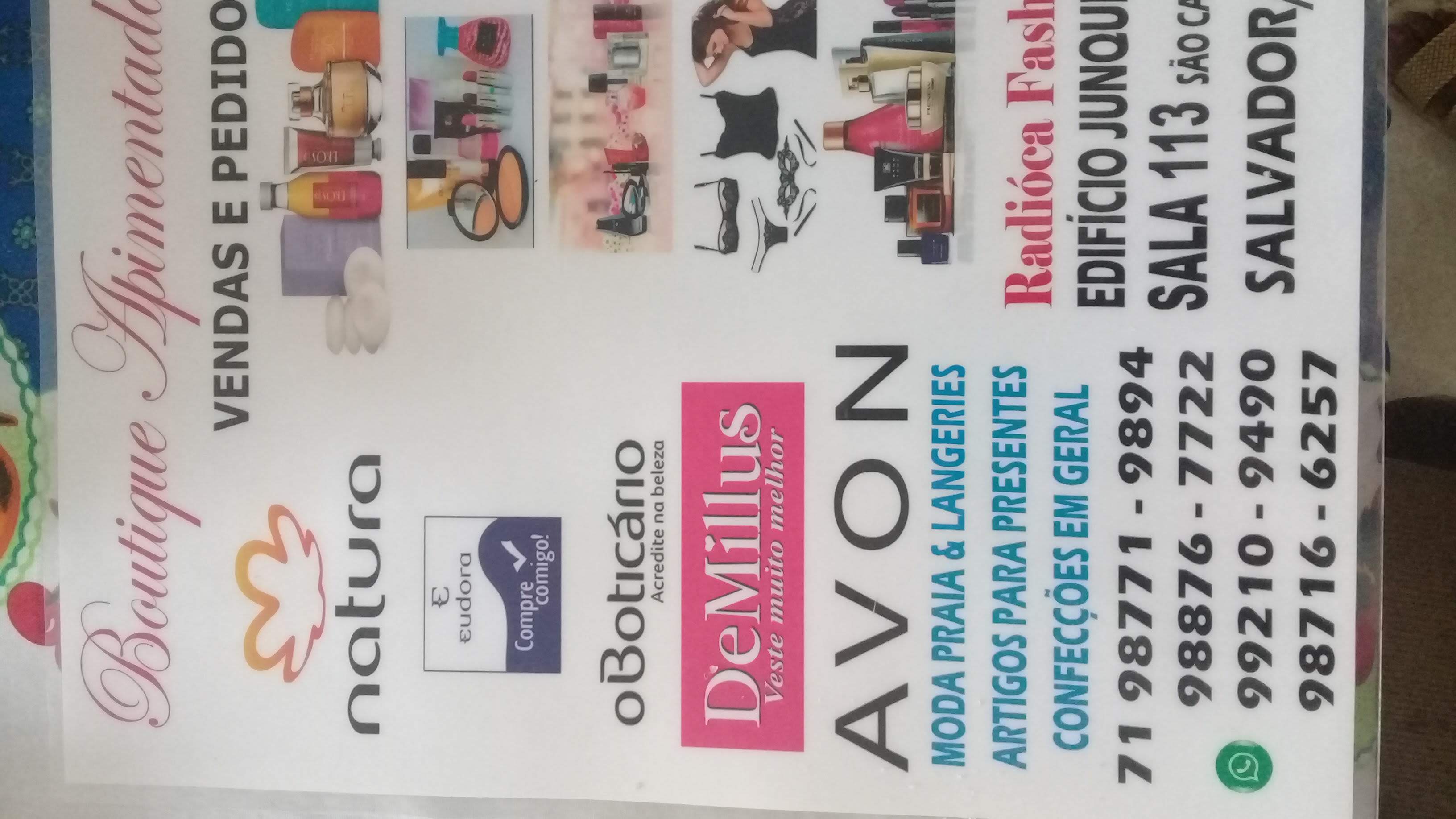 AVON NATURA  RADIOZAP LIGOU CHEGOU. pedidos demilus, natura avom confecções em geral, moda intima e moda praia. LIGOU CHEGEOU Y71992109490